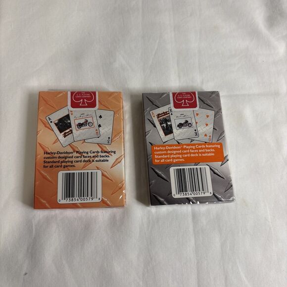 1999 Harley Davidson 2 Decks Playing Card Numbered Limited Edition Collector Tin - Picture 7 of 7